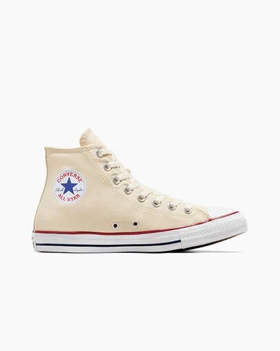 Zapatillas de Lona Converse Chuck Taylor All Star Hombre Beige Blancas Chile | C-72956319