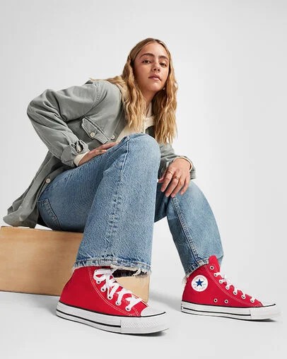 Zapatillas de Lona Converse Chuck Taylor All Star Hombre Rojas Chile | C-61534909