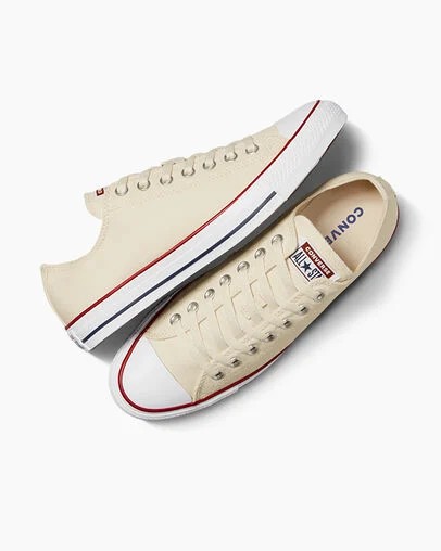 Zapatillas de Lona Converse Chuck Taylor All Star Hombre Beige Blancas Chile | C-95321649