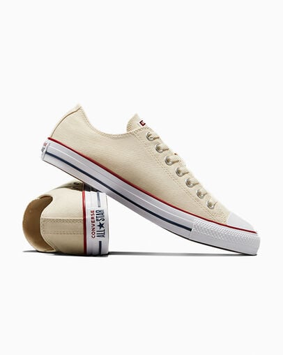 Zapatillas de Lona Converse Chuck Taylor All Star Hombre Beige Blancas Chile | C-95321649