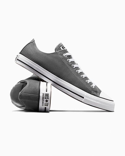 Zapatillas de Lona Converse Chuck Taylor All Star Hombre Gris Chile | C-53782469