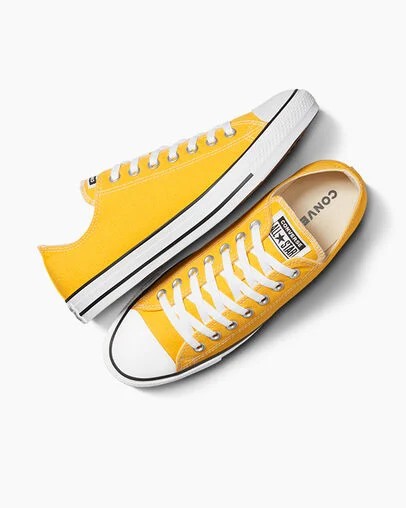 Zapatillas de Lona Converse Chuck Taylor All Star Hombre Limón Chile | C-65740139