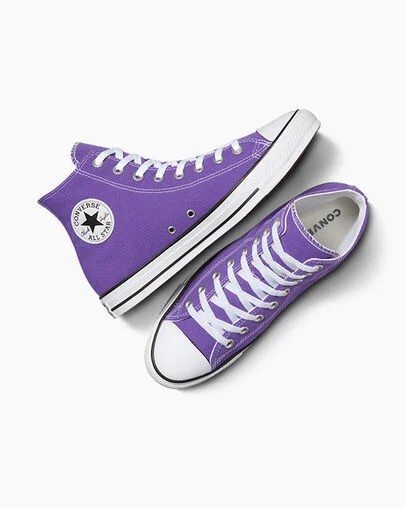 Zapatillas de Lona Converse Chuck Taylor All Star Hombre Moradas Chile | C-08749329