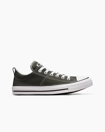 Zapatillas de Lona Converse Chuck Taylor All Star Madison Mujer Verde Blancas Negras Chile | C-02719489