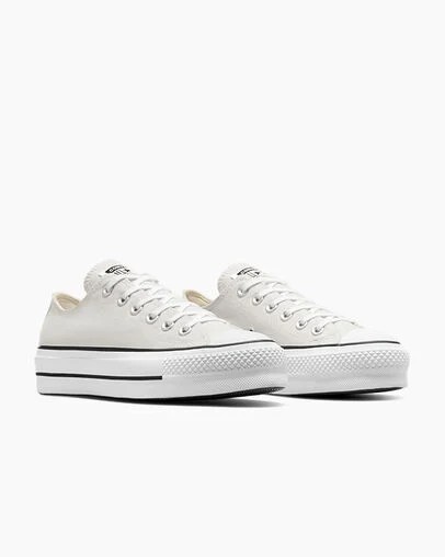 Zapatillas de Lona Converse Chuck Taylor All Star Lift Platform Mujer Gris Blancas Negras Chile | C-47891329