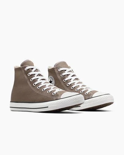 Zapatillas de Lona Converse Chuck Taylor All Star Mujer Gris Marrones Chile | C-72480959