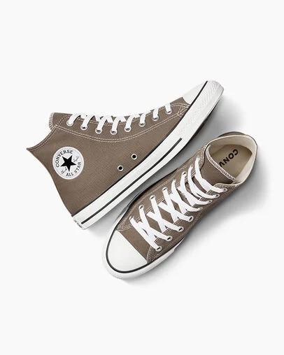 Zapatillas de Lona Converse Chuck Taylor All Star Mujer Gris Marrones Chile | C-72480959