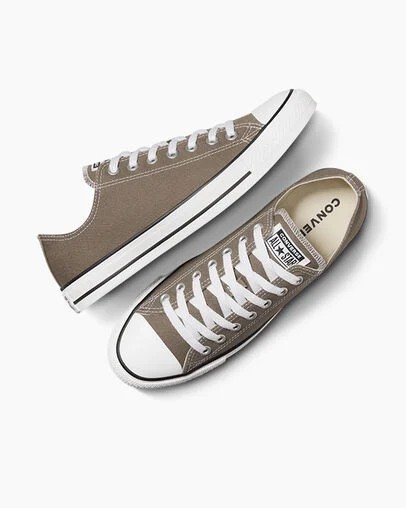 Zapatillas de Lona Converse Chuck Taylor All Star Mujer Gris Marrones Chile | C-60384719