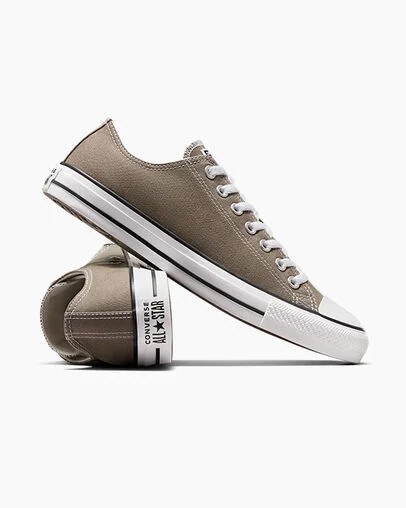 Zapatillas de Lona Converse Chuck Taylor All Star Mujer Gris Marrones Chile | C-60384719