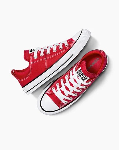 Zapatillas de Lona Converse Chuck Taylor All Star Madison Mujer Rojas Blancas Negras Chile | C-50489739