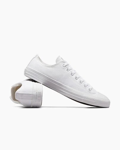 Zapatillas de Lona Converse Chuck Taylor All Star Mujer Blancas Chile | C-05986739