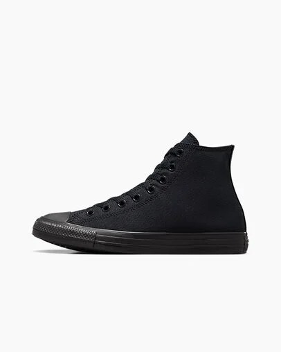 Zapatillas de Lona Converse Chuck Taylor All Star Mujer Negras Chile | C-14690389