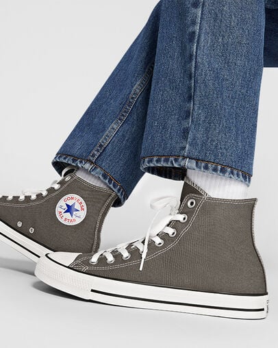 Zapatillas de Lona Converse Chuck Taylor All Star Mujer Gris Chile | C-70961329