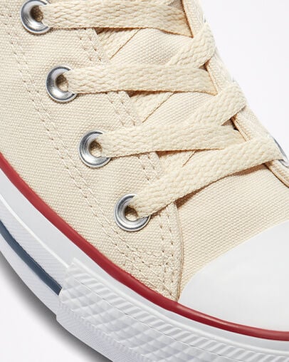 Zapatillas de Lona Converse Chuck Taylor All Star Mujer Beige Blancas Chile | C-13208599