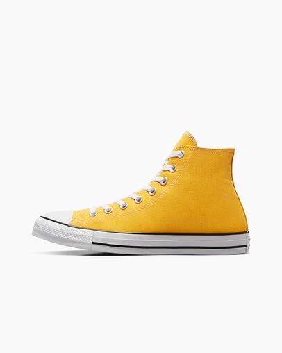 Zapatillas de Lona Converse Chuck Taylor All Star Mujer Limón Chile | C-98562739