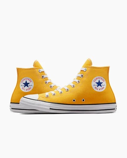 Zapatillas de Lona Converse Chuck Taylor All Star Mujer Limón Chile | C-98562739