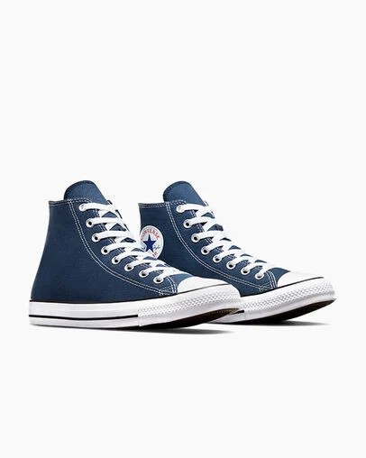 Zapatillas de Lona Converse Chuck Taylor All Star Mujer Azul Marino Chile | C-63419759