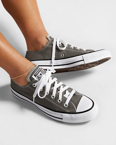 Zapatillas de Lona Converse Chuck Taylor All Star Mujer Gris Chile | C-73082699