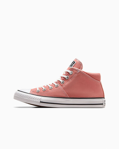 Zapatillas de Lona Converse Chuck Taylor All Star Madison Mujer Coral Blancas Negras Chile | C-19347089