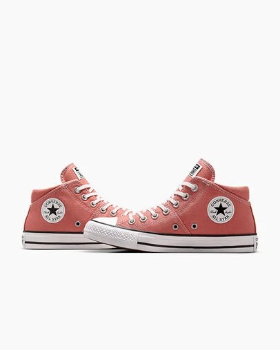 Zapatillas de Lona Converse Chuck Taylor All Star Madison Mujer Coral Blancas Negras Chile | C-19347089