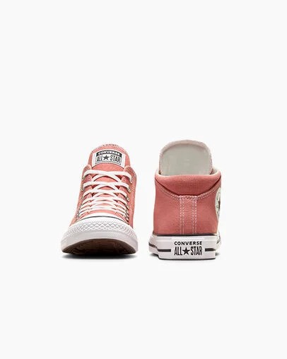 Zapatillas de Lona Converse Chuck Taylor All Star Madison Mujer Coral Blancas Negras Chile | C-19347089