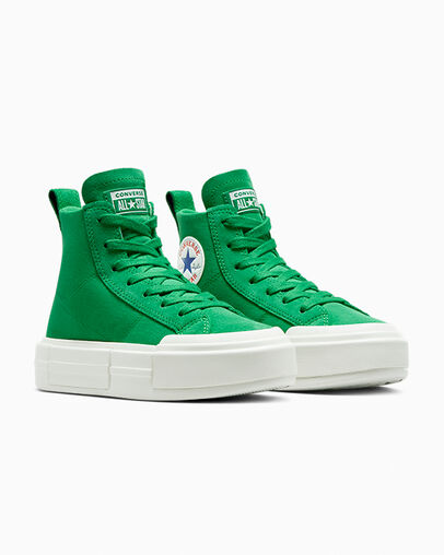 Zapatillas de Lona Converse Cruise Mujer Verde Verde Blancas Chile | C-76814909