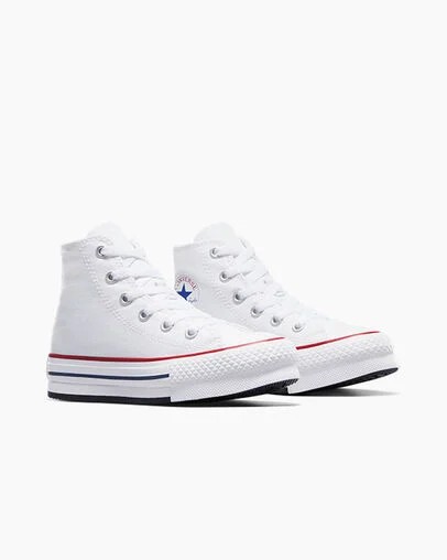 Zapatos Plataforma Converse Chuck Taylor All Star EVA Lift Niños Blancas Rojas Oscuro Azul Marino Chile | C-53940769