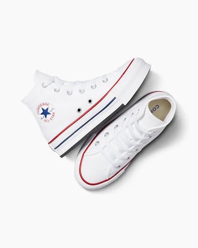 Zapatos Plataforma Converse Chuck Taylor All Star EVA Lift Niños Blancas Rojas Oscuro Azul Marino Chile | C-53940769