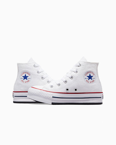 Zapatos Plataforma Converse Chuck Taylor All Star EVA Lift Niños Blancas Rojas Oscuro Azul Marino Chile | C-53940769