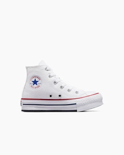 Zapatos Plataforma Converse Chuck Taylor All Star EVA Lift Niños Blancas Rojas Oscuro Azul Marino Chile | C-53940769