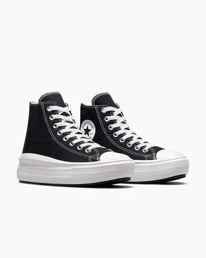 Zapatos Plataforma Converse Chuck Taylor All Star Move Hombre Negras Beige Blancas Chile | C-42379089