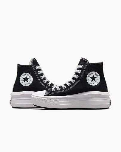 Zapatos Plataforma Converse Chuck Taylor All Star Move Hombre Negras Beige Blancas Chile | C-42379089