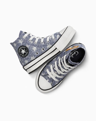 Zapatos Plataforma Converse Converse x Coraline Chuck Taylor All Star EVA Lift Niños Negras Chile | C-38597049