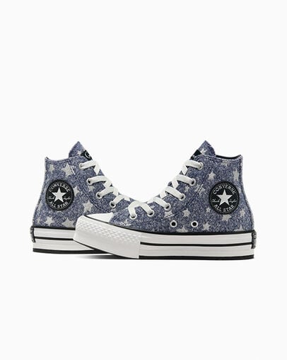 Zapatos Plataforma Converse Converse x Coraline Chuck Taylor All Star EVA Lift Niños Negras Chile | C-38597049