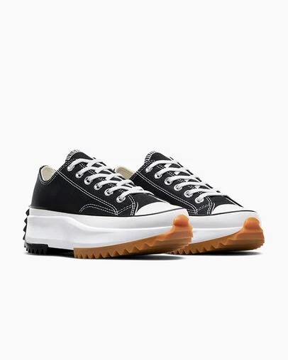 Zapatos Plataforma Converse Run Star Hike Hombre Negras Blancas Chile | C-64297809