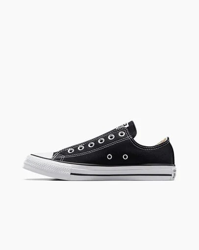 Zapatos Slip On Converse Chuck Taylor All Star Hombre Negras Blancas Chile | C-56487939