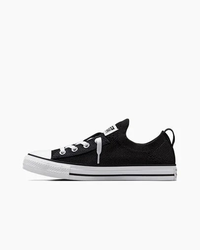 Zapatos Slip On Converse Chuck Taylor All Star Shoreline Knit Mujer Negras Blancas Chile | C-27693089