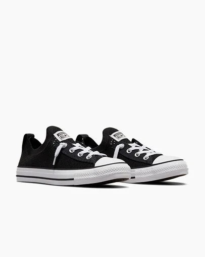 Zapatos Slip On Converse Chuck Taylor All Star Shoreline Knit Mujer Negras Blancas Chile | C-27693089