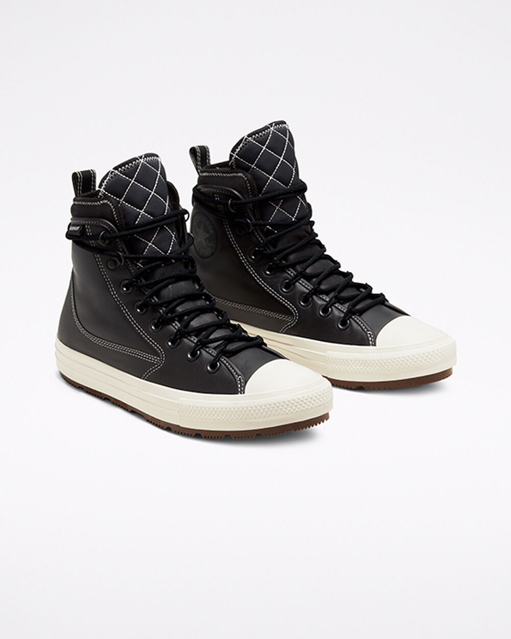 Botas Montaña Converse Chuck Taylor All Star Hombre Negras Blancas | Chile-50348