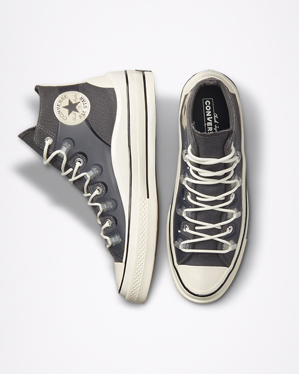 Botas de Invierno Converse Chuck 70 Hombre Negras Blancas | Chile-76198