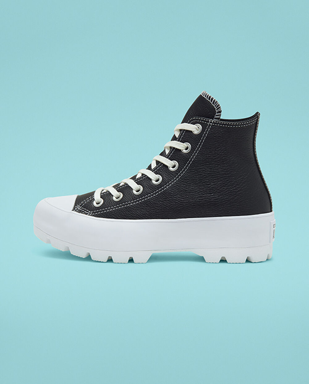 Botas de Invierno Converse Chuck Taylor All Star Mujer Negras Blancas | Chile-10745