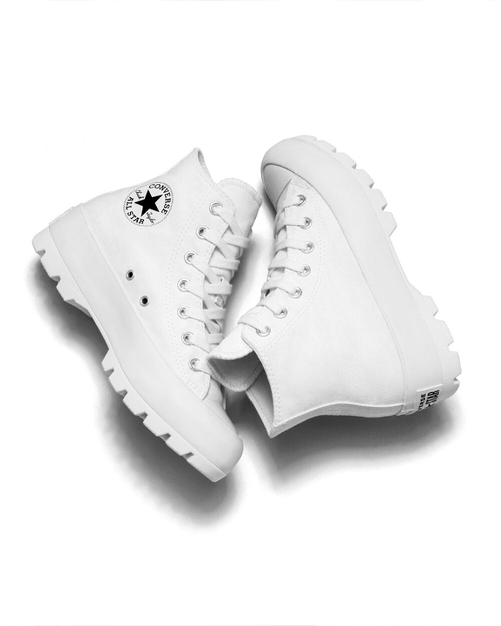 Botas de Invierno Converse Chuck Taylor All Star Lugged Mujer Blancas Negras Blancas | Chile-63471