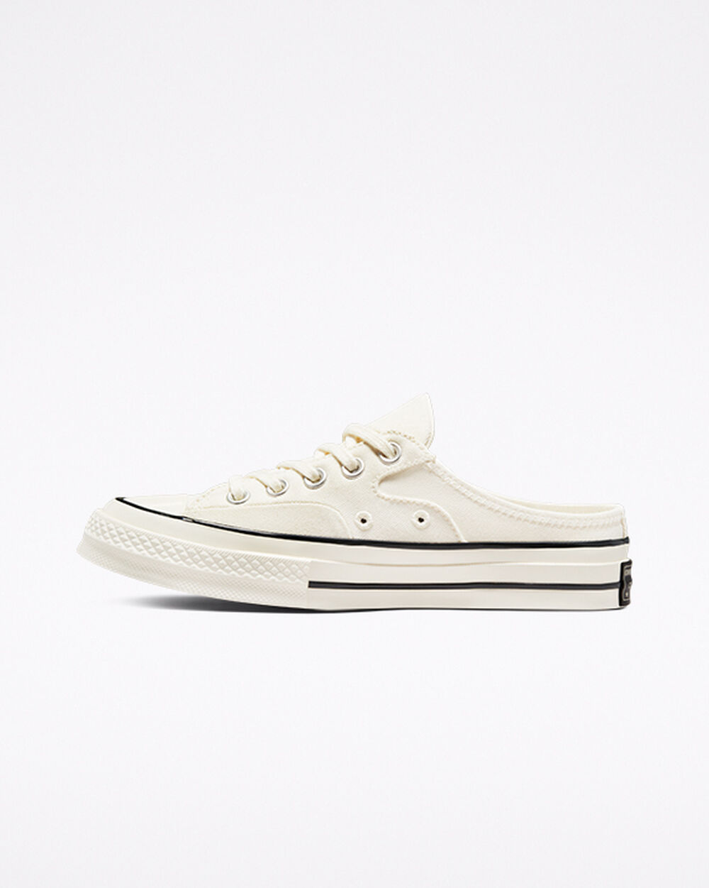 Mule Converse Chuck 70 Hombre Blancas Negras | Chile-47860