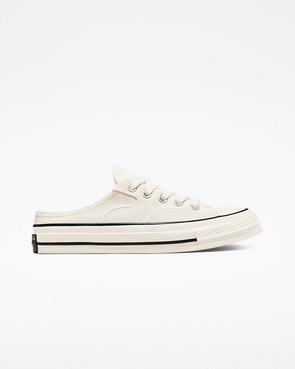 Mule Converse Chuck 70 Hombre Blancas Negras | Chile-47860