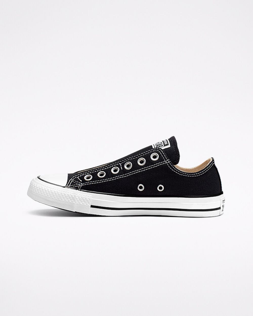 Slip On Converse Chuck Taylor All Star Hombre Negras Blancas Negras | Chile-32675