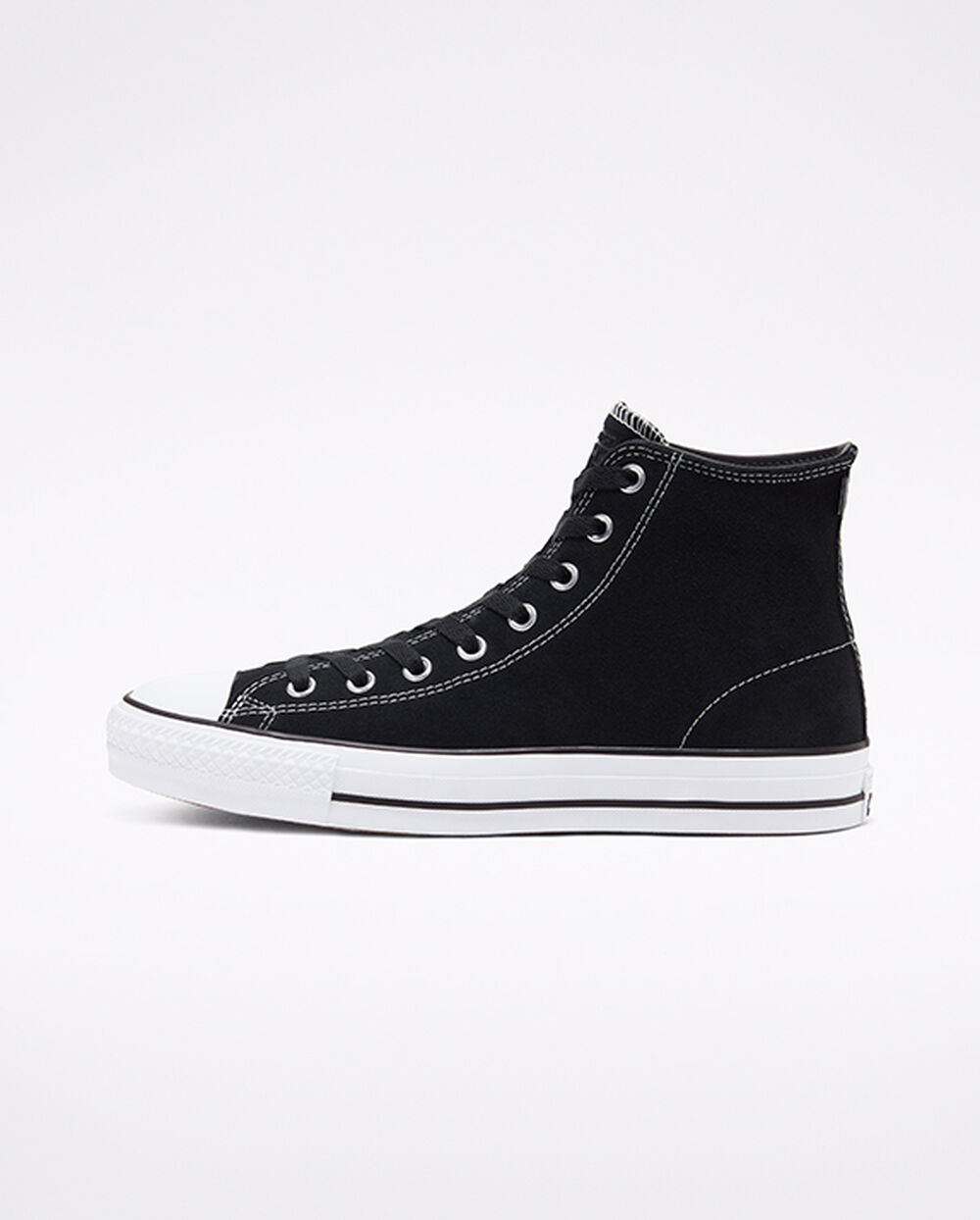 Zapatillas Converse CONS Chuck Taylor All Star Pro Hombre Negras Blancas | Chile-59106