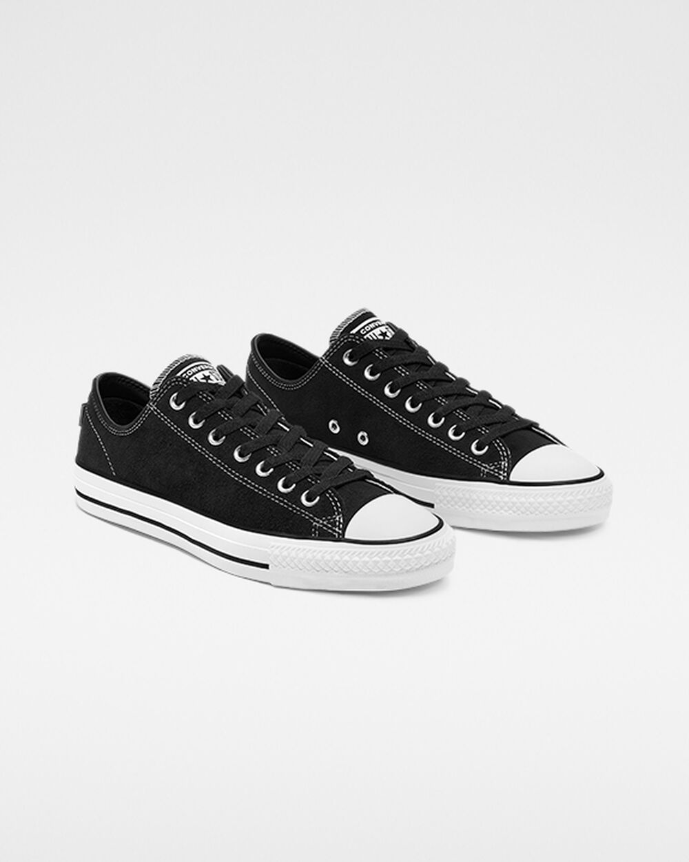 Zapatillas Converse CONS Chuck Taylor All Star Pro Hombre Negras Blancas | Chile-82157