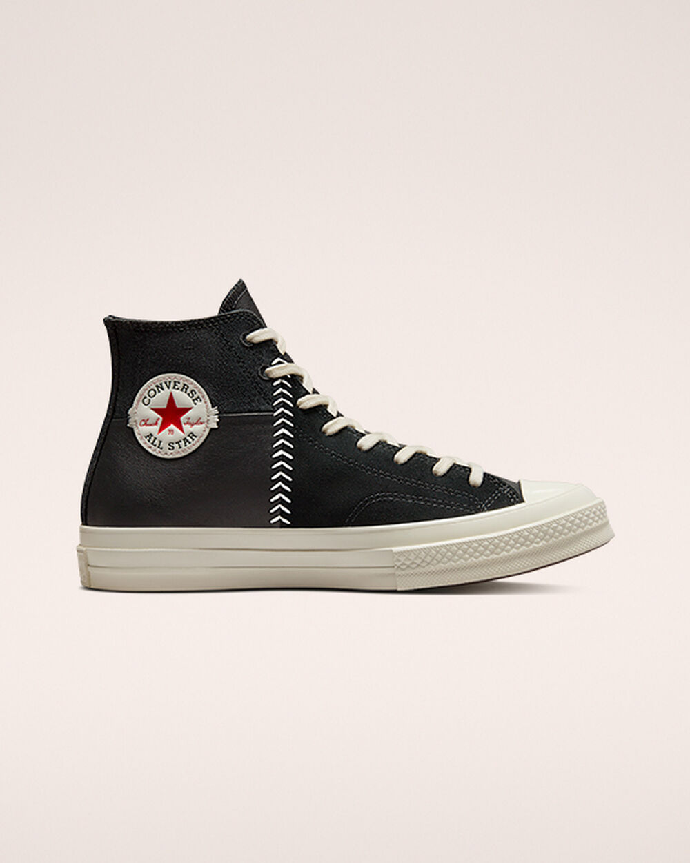 Zapatillas Converse Chuck 70 Hombre Negras Blancas Rojas | Chile-14729