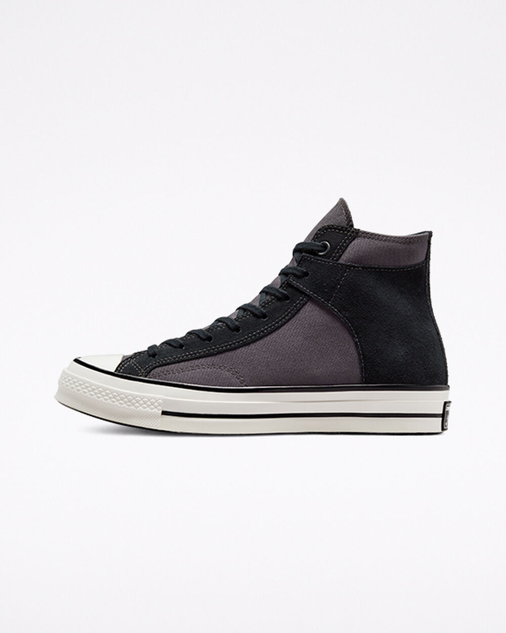 Zapatillas Converse Chuck 70 Hombre Negras Blancas | Chile-17068