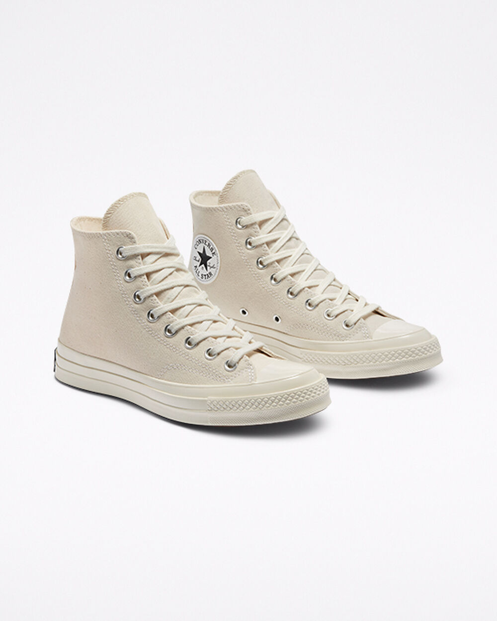 Zapatillas Converse Chuck 70 Mujer Beige Negras | Chile-48152